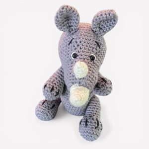 Crochet Soft Toy Rhino