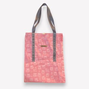 Tote bag - Pink Owls
